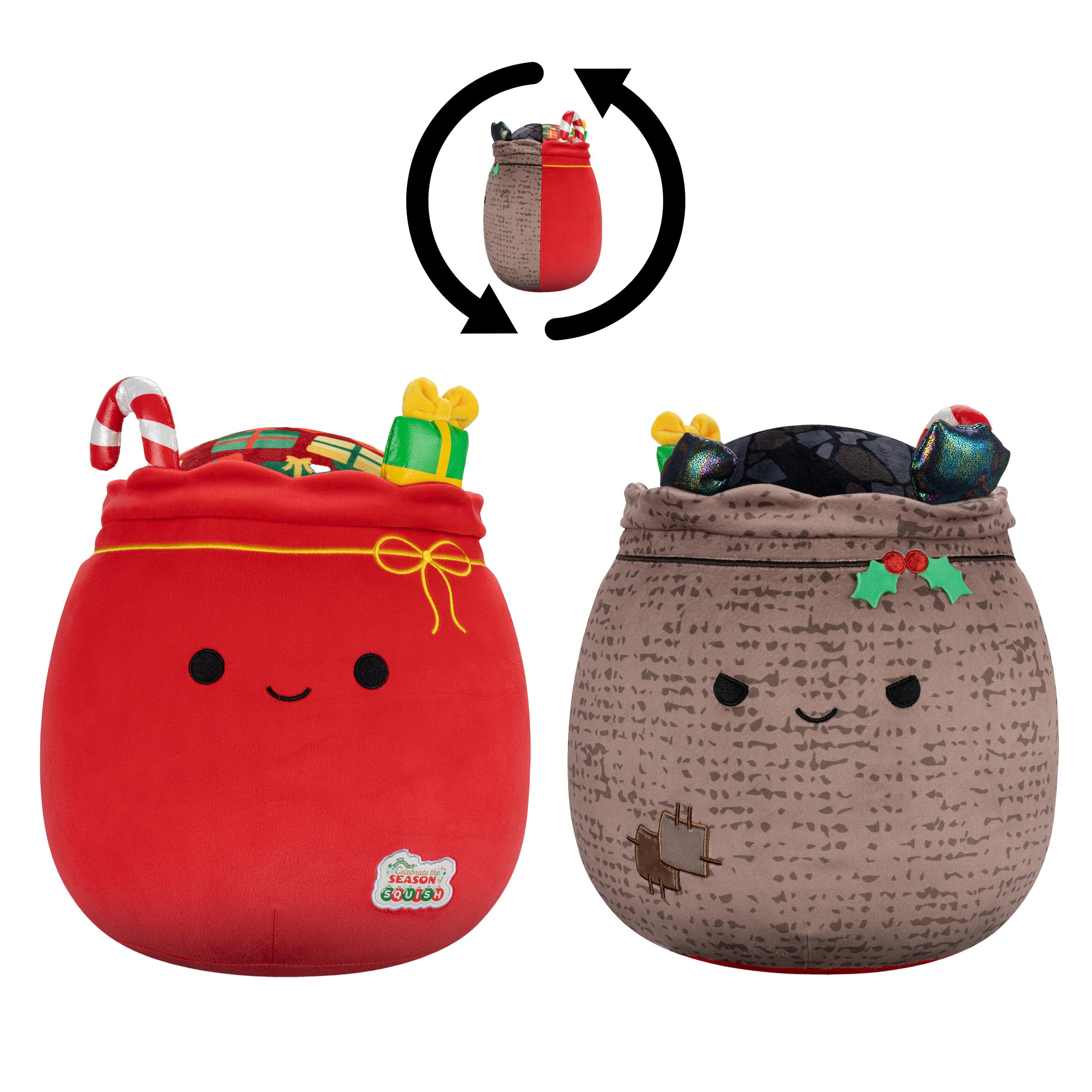 12-Inch Select Series Lowell the Two-Sided Naughty and Nice Gift Sack